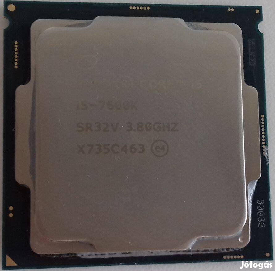 Intel Core i5-7600K s1151 processzor eladó