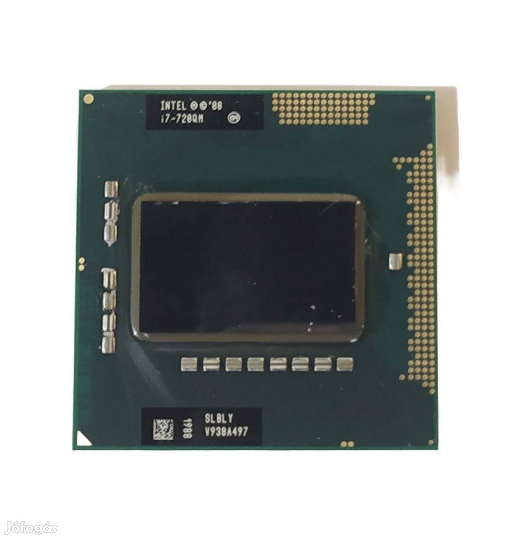 Intel Core i7-720QM processzor 4x1.6GHz / Socket G1