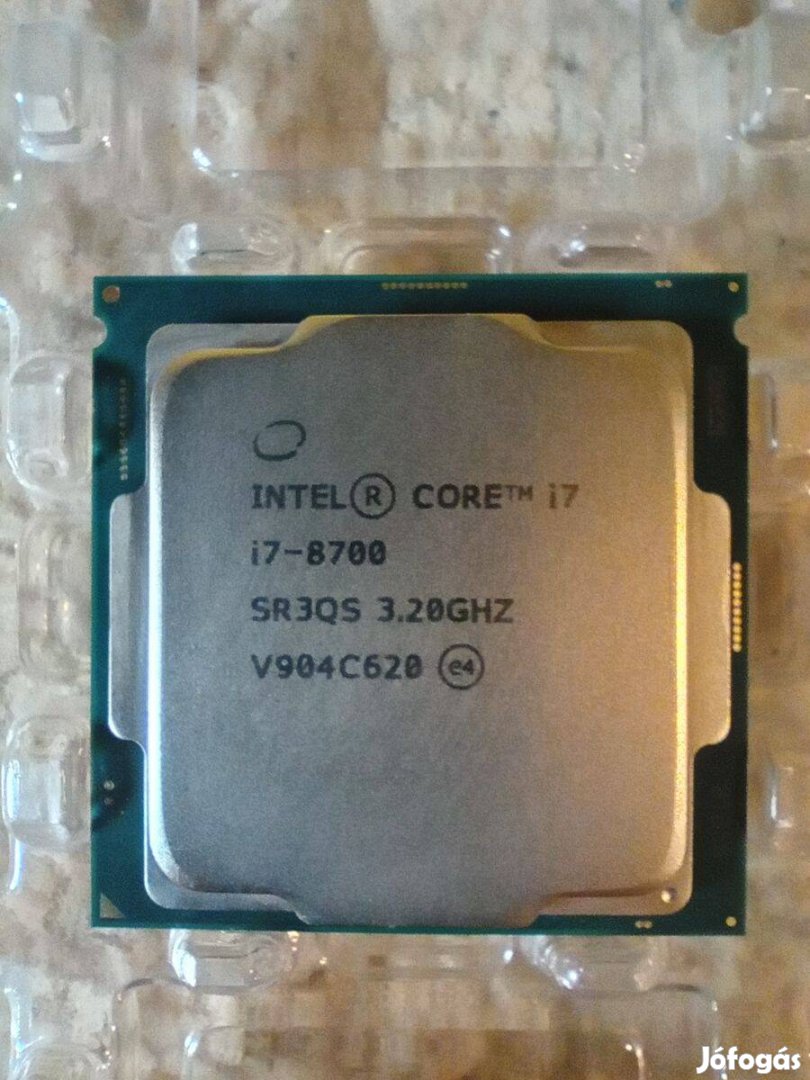 Intel Core i7-8700 - 6 mag / 12 szál (12M Cache, 3.20-4.60 GHz) i7 CPU