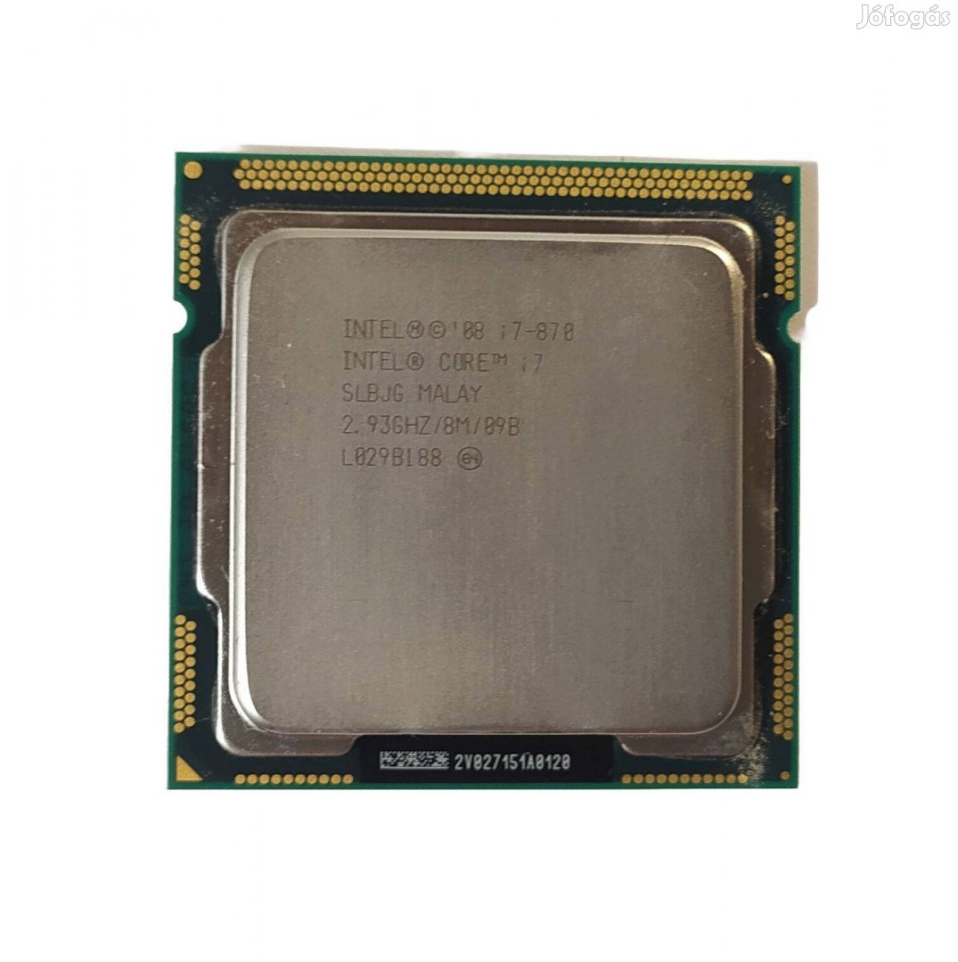 Intel Core i7-870 processzor 4x2.93GHz s1156