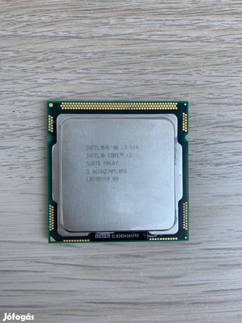 Intel I3 540 processzor socket 1156