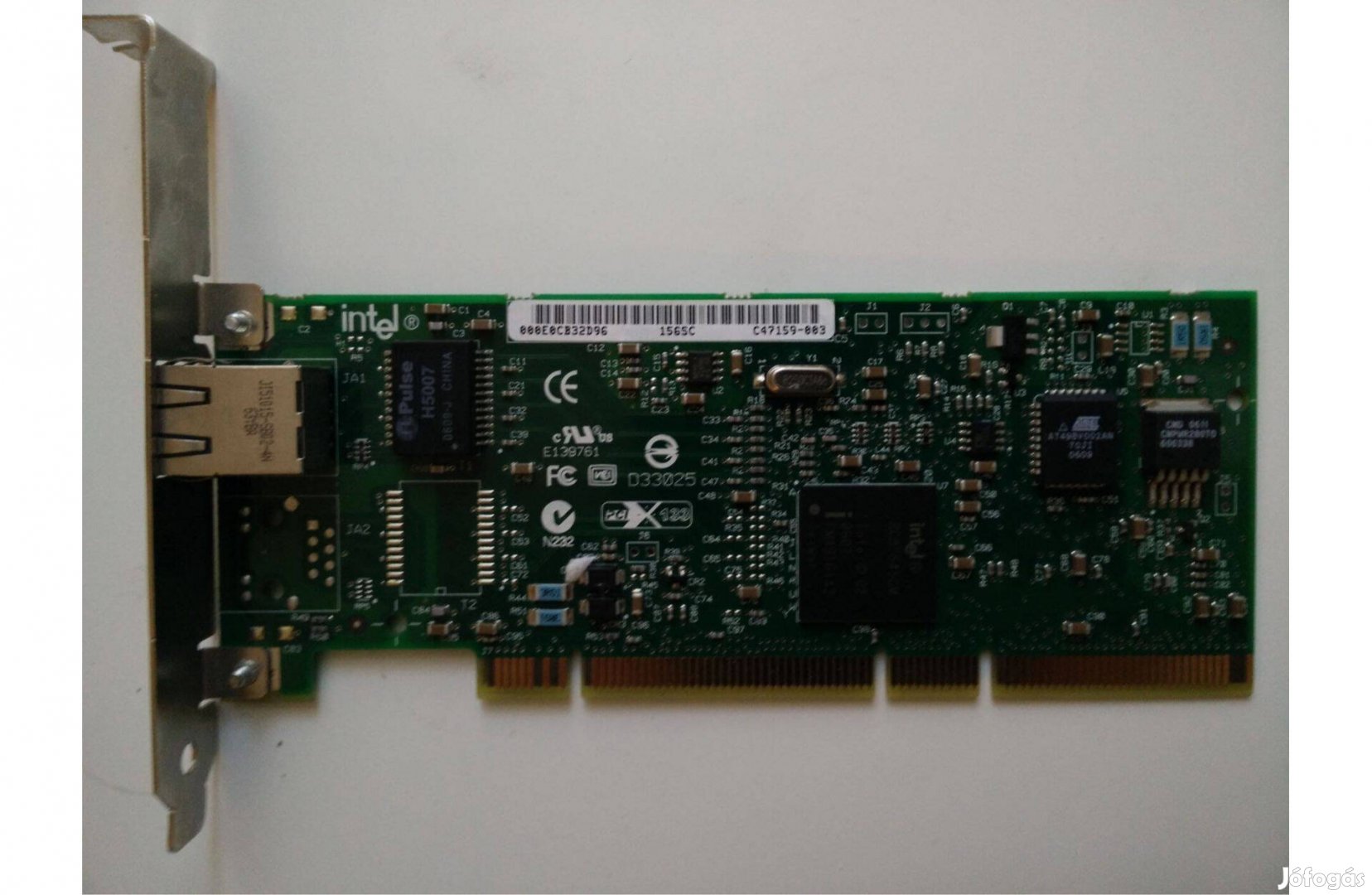 Intel Pro/1000 MT PCI-X szerver Gigabit Ethernet kártya, nem tesztelt