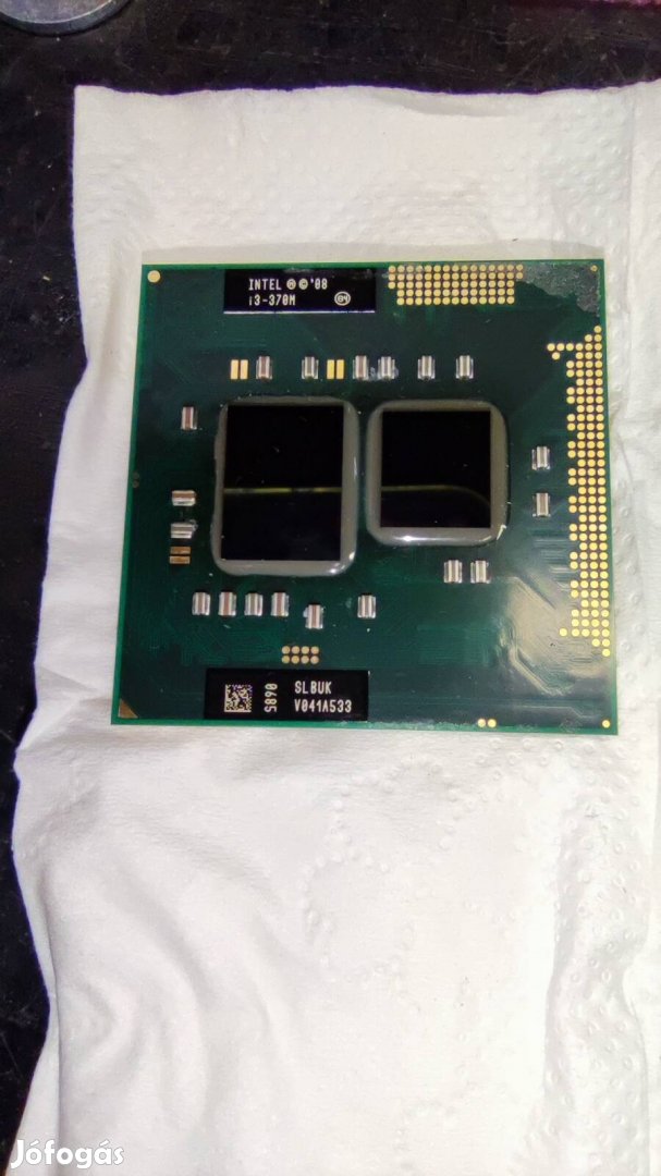 Intel(R) Core(TM) i3-370M, 2.40 GHz laptop processzor