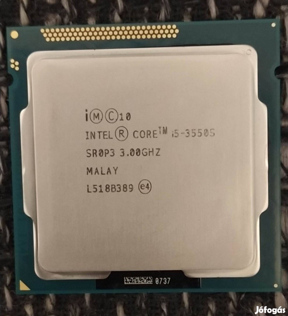 Intel i5 3550s CPU processzor