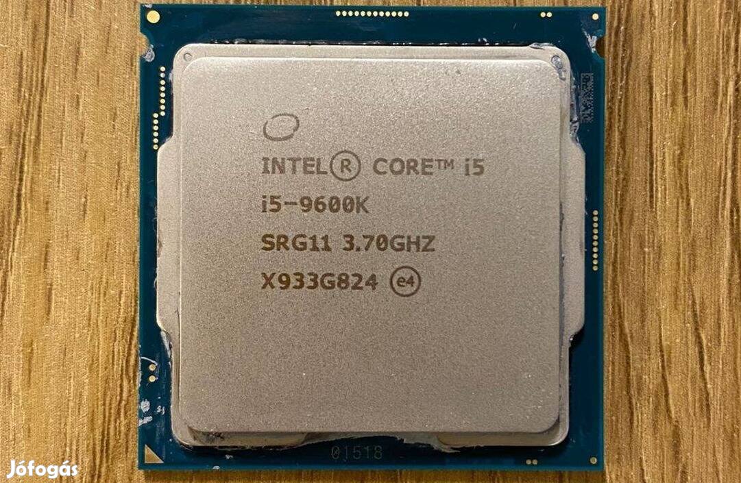 Intel i5 9600K cpu processzor