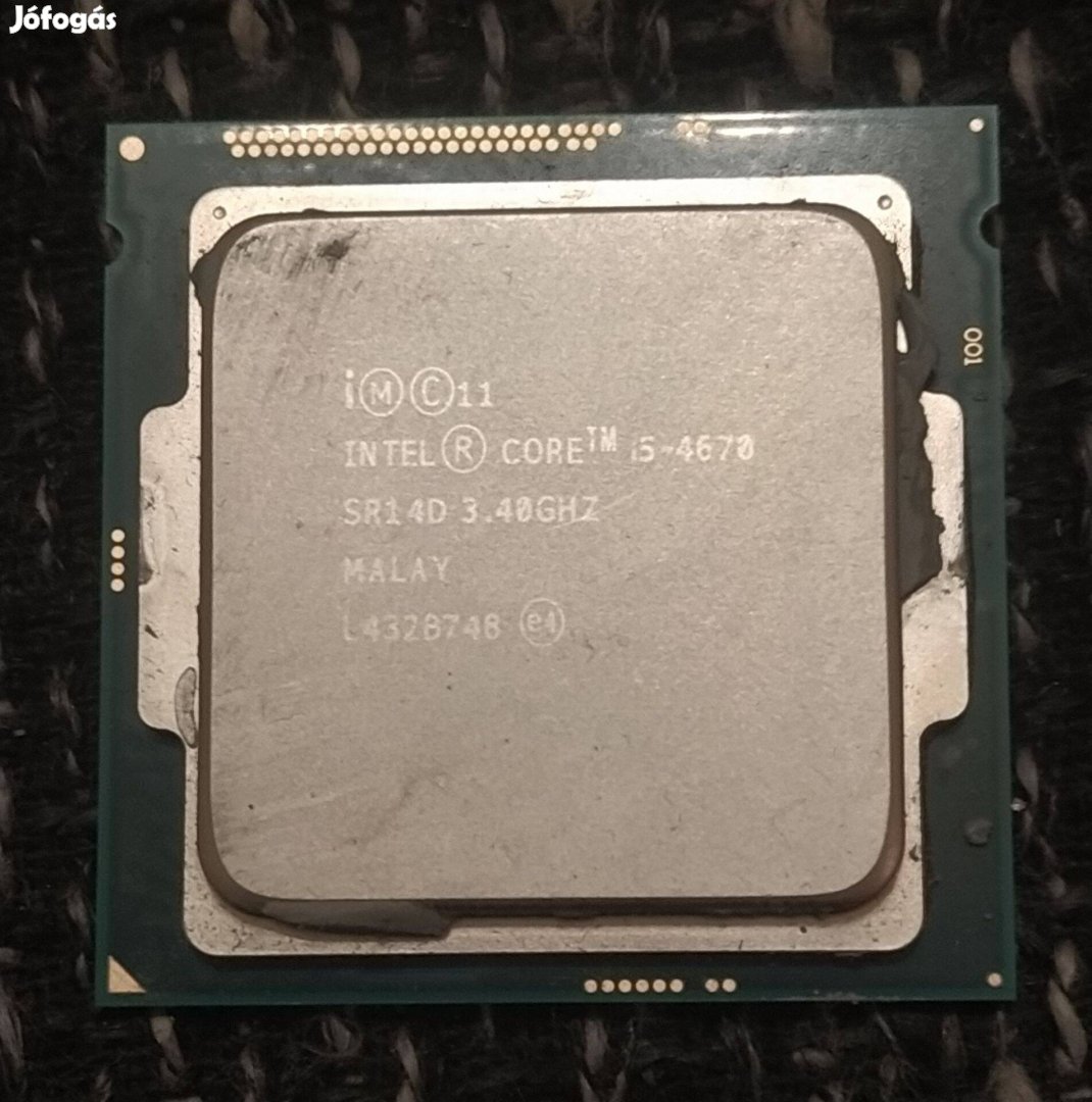 Intel i5 CPU processzor