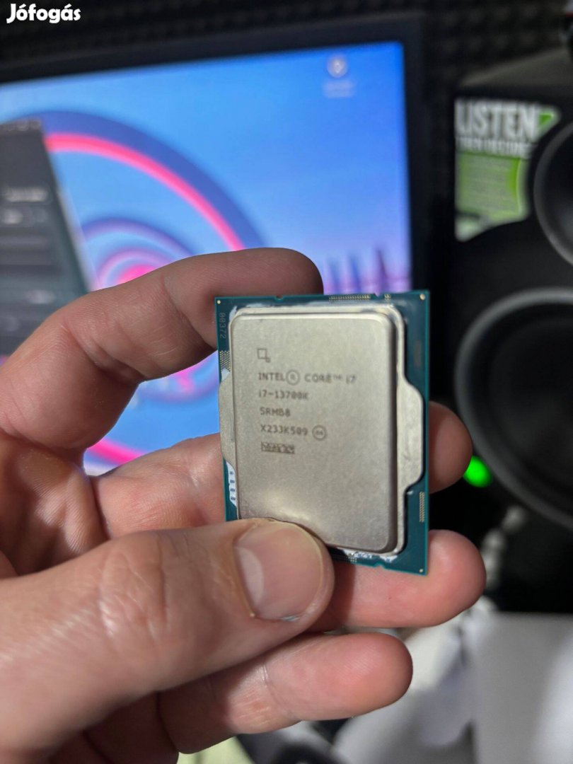 Intel i7-13700k, hibátlan, 5 hó jótállás