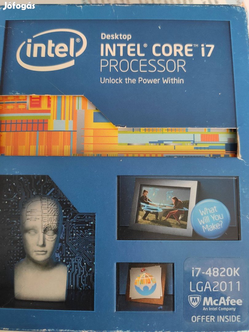 Intel i7-4820K szerver processzor LGA2011 foglalatba eladó