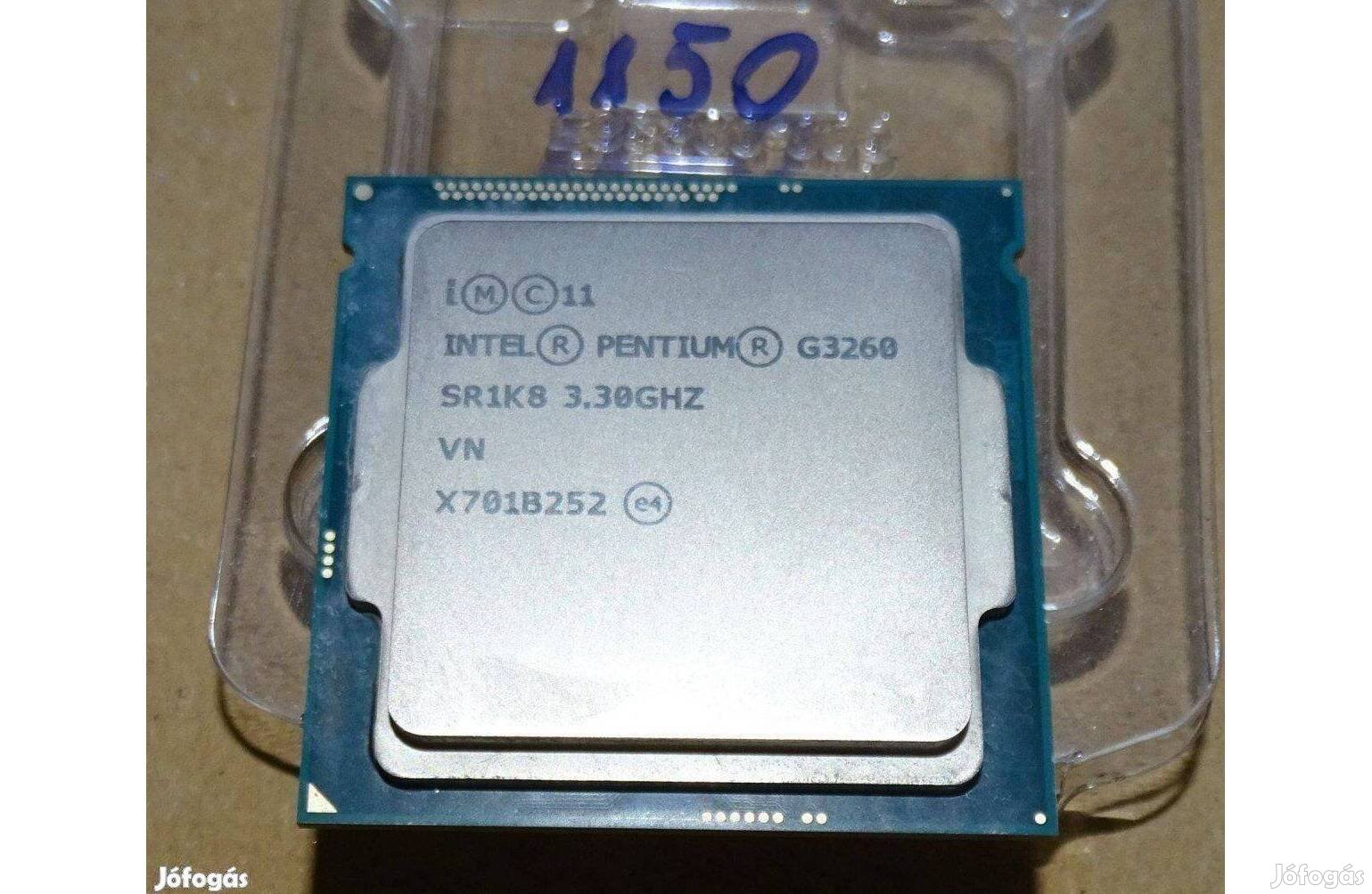 Intel processzor 3.3 GHZ G sorozatú