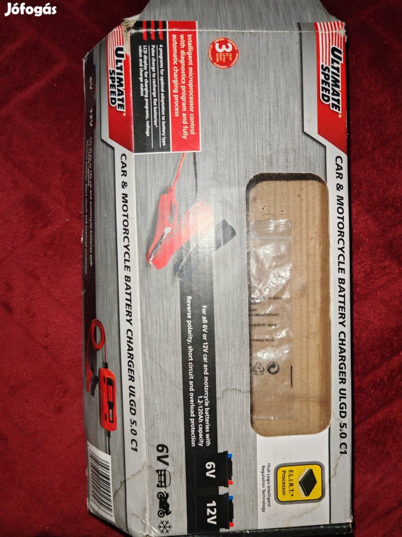 Inteligens akkutöltő 12v