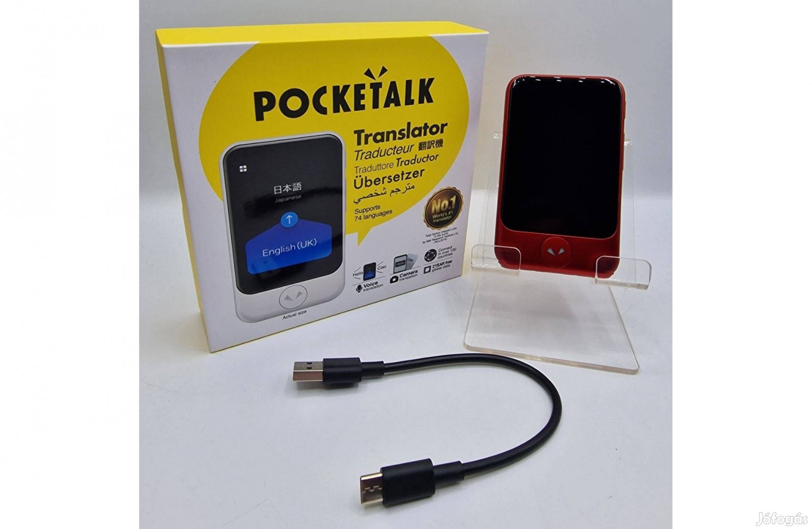 Intelligens Pocketalk Vocal kétirányú fordító 170 nyelv, akciós