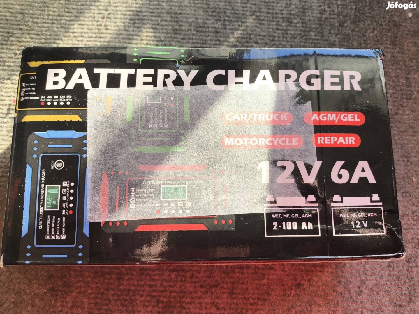 Intelligens akkumulátor töltő.