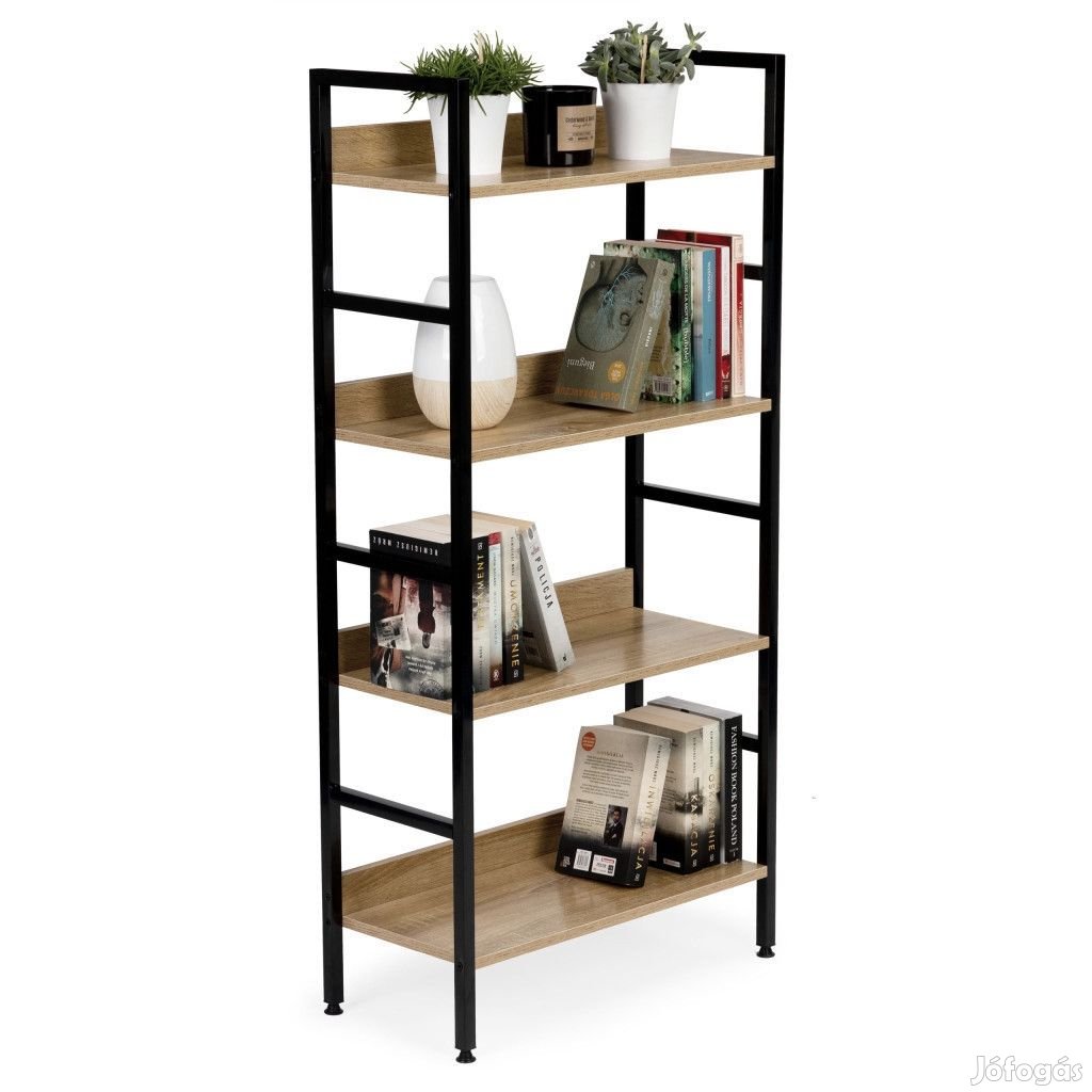 Intenso Home 4 szintes nyitott könyvespolc 60 x 126cm (Sonoma tölgy)