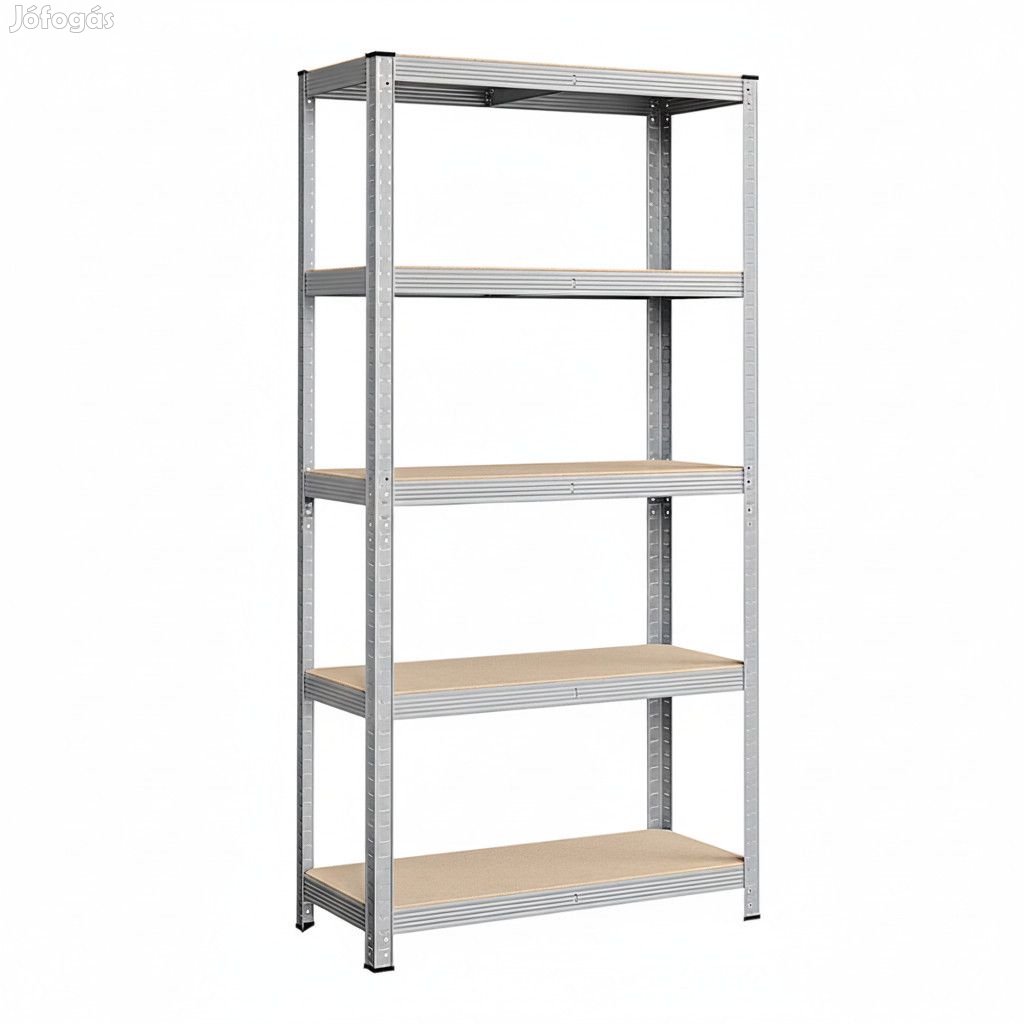 Intenso fém polc- 180 x 75 x 40 cm 5 polc