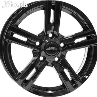 Inter Action KARGIN Fényes fekete 6X15 5X112 ET30 CB66,6 | alufelni |