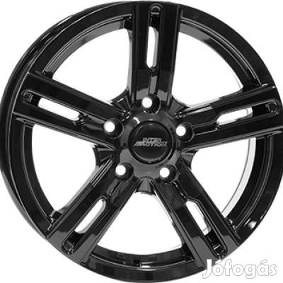 Inter Action KARGIN Fényes fekete 6,5X16 5X120 ET45 CB72,6