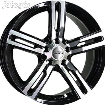 Inter Action KARGIN Fényes fekete Polírozott 7,5X18 5X108 ET45 CB65,1