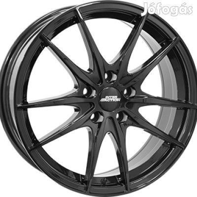 Inter Action ZODIAC Fényes fekete 6,5X16 4X108 ET25 CB65,1