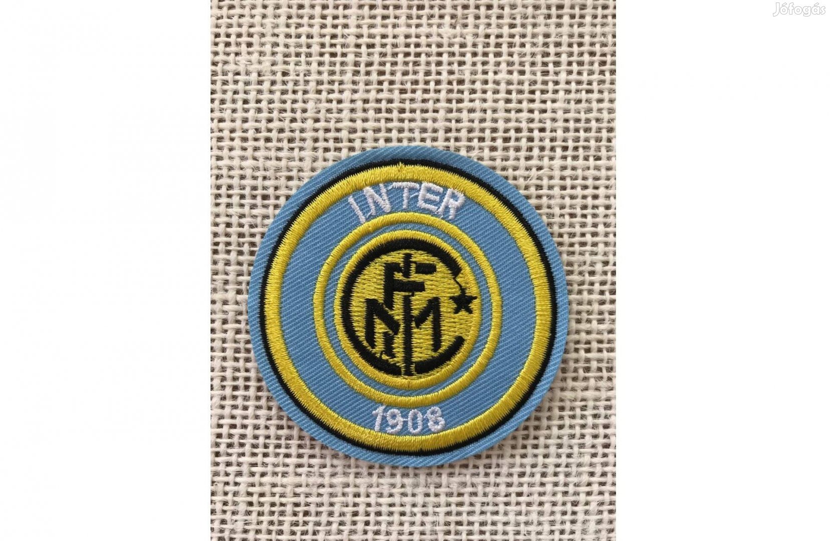 Inter Milan 60mm Ruhára vasalható folt rávasaló felvarró címer logo