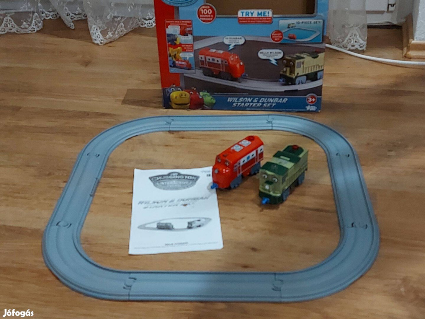 Interaktív Chuggington Wilson és Dumbar vonatokkal