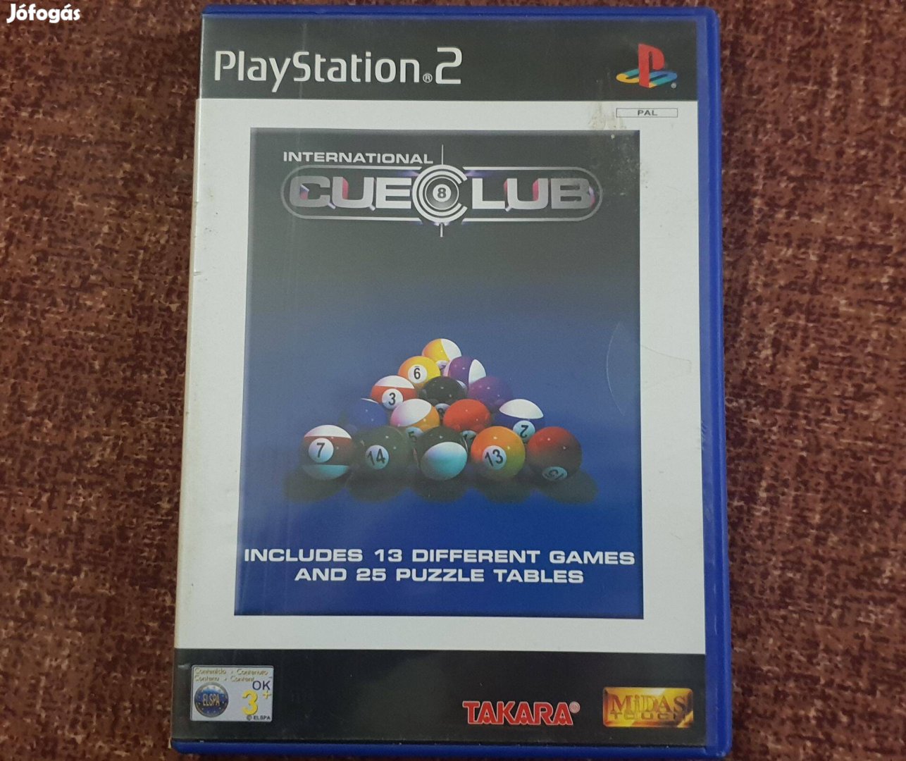 International Cue Club Playstation 2 eredeti lemez ( 2500 Ft )