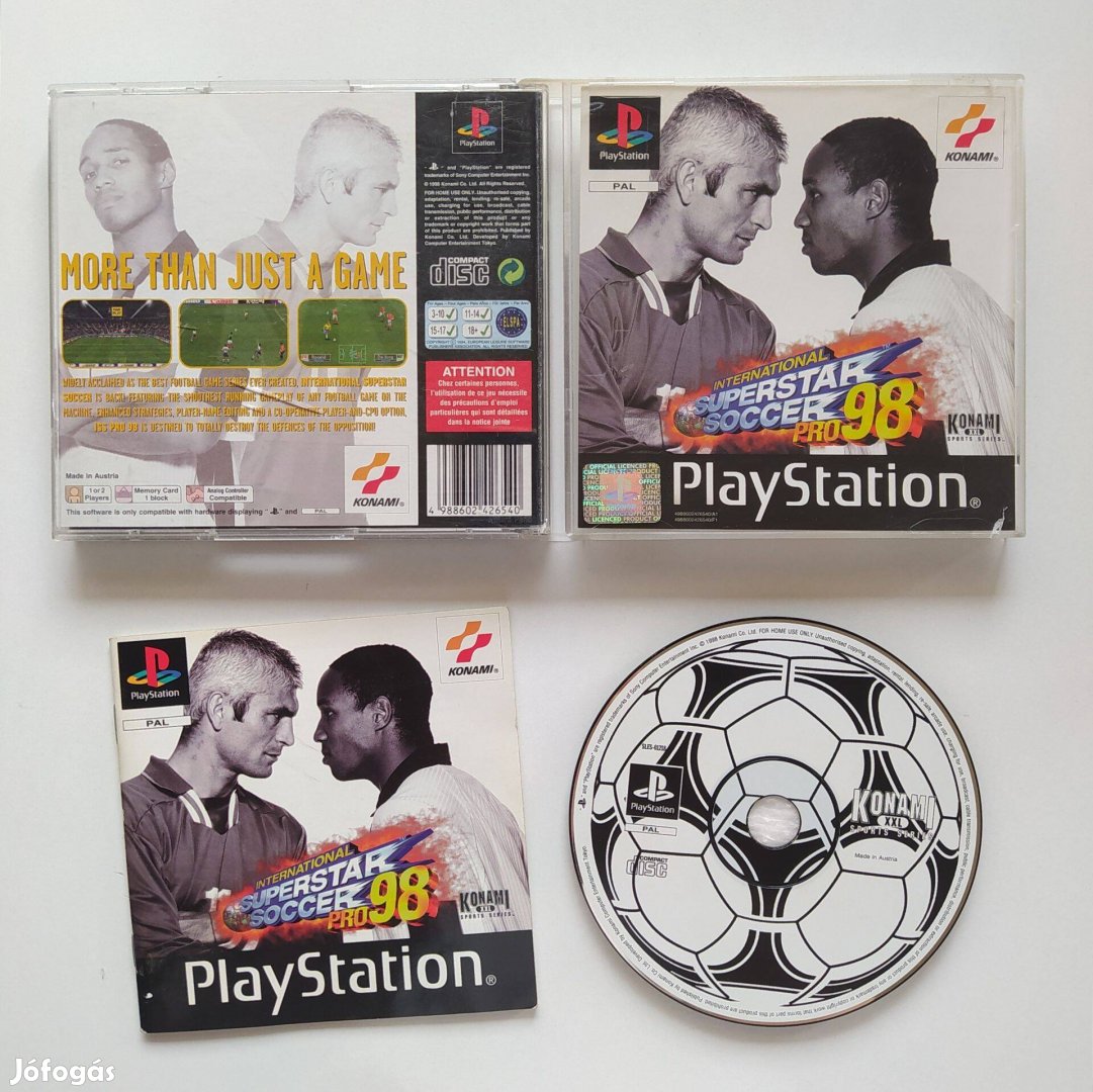 International Superstar Soccer Pro 98 Playstation 1 PS1