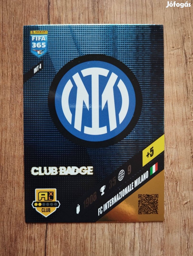 Internazionale FIFA 365 2024 Club Badge Címer Logo focis kártya