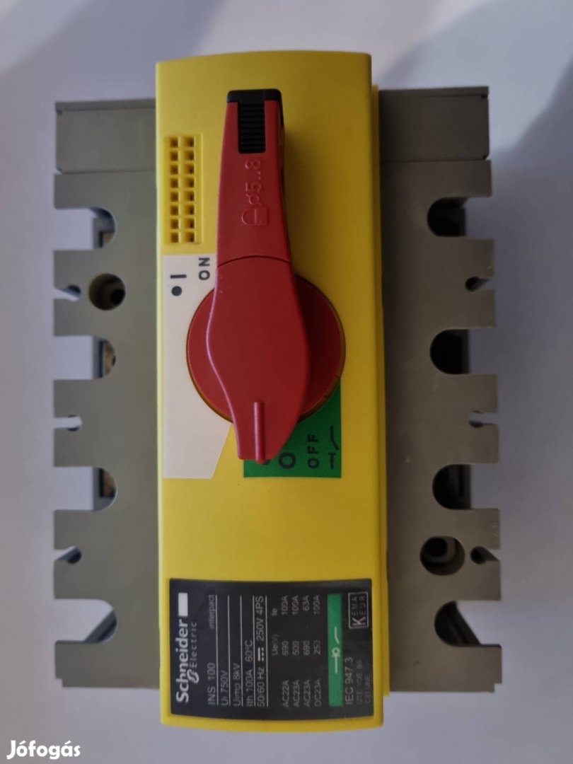 Interpact INS100 3P piros kapcsoló eladó.