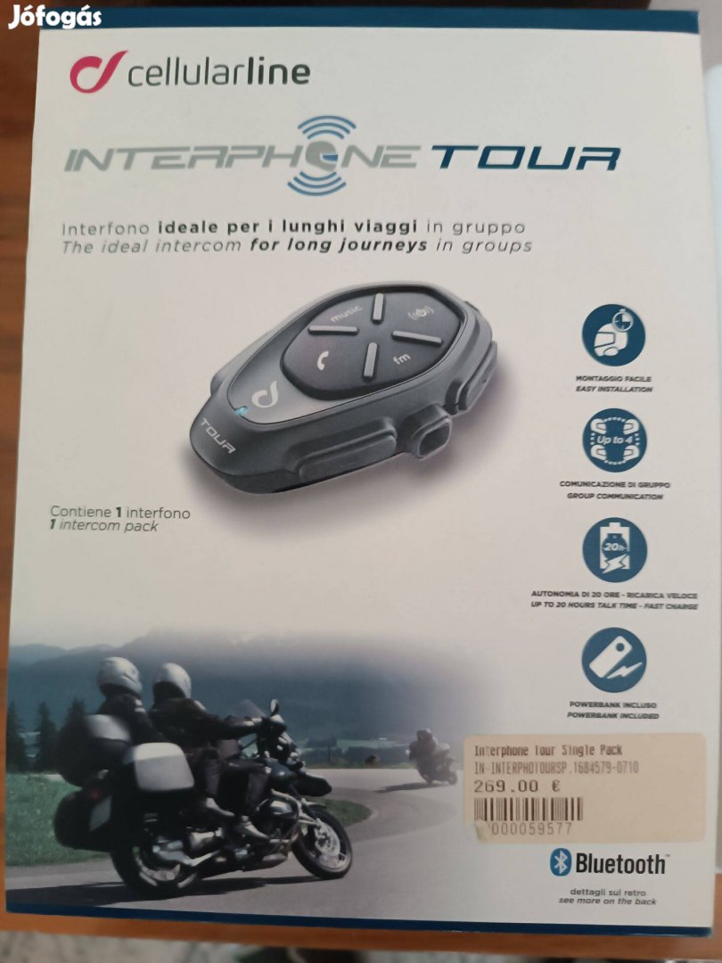 Interphone Tour motoros kommunikáció