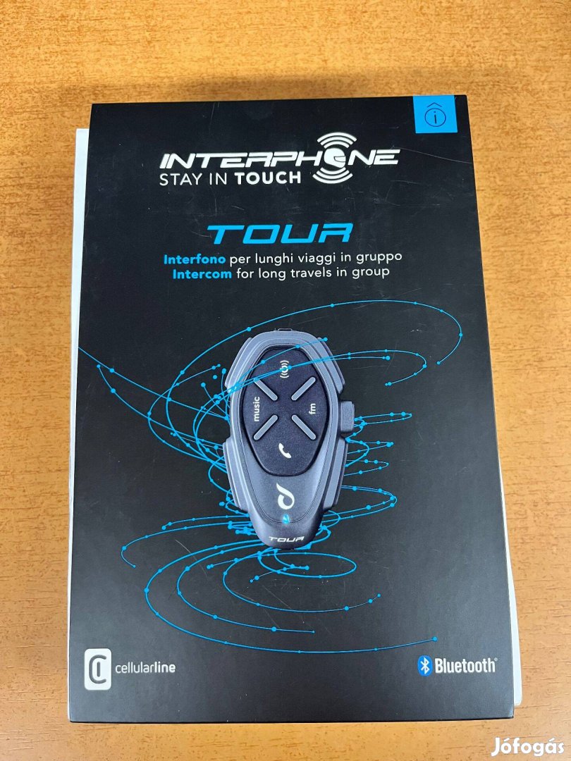 Interphone Tour motoros sisakbeszélő headset Új