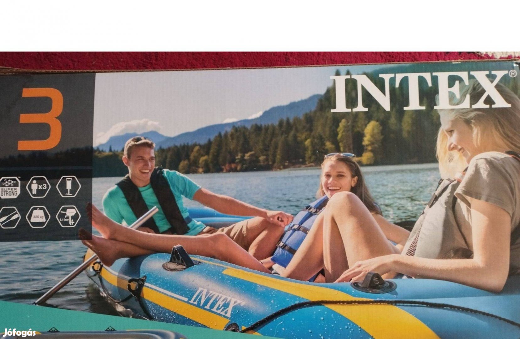 Intex Challenger felfújható csónak 295 x 43 x 137 cm