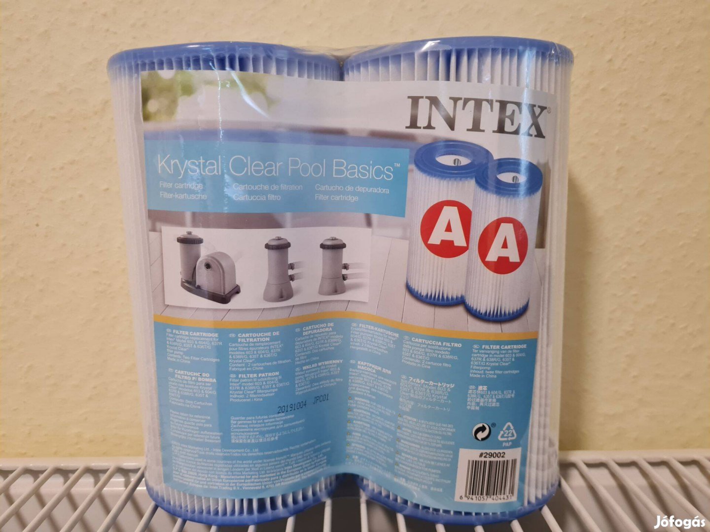 Intex - A típusú papírszűrő filter - 2 db-os