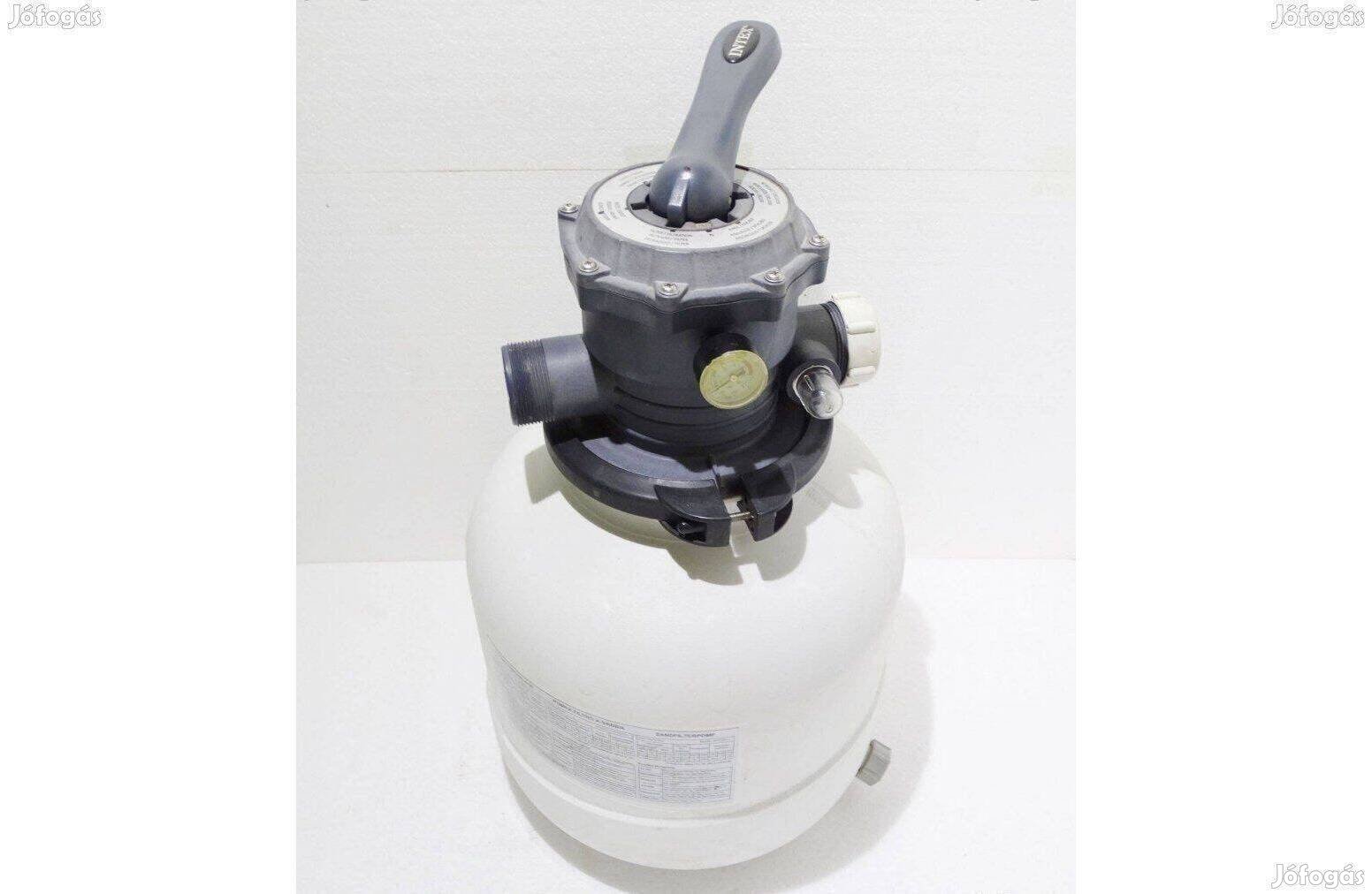 Intex medence szűrő homokszűrő tartály váltószeleppel fehér