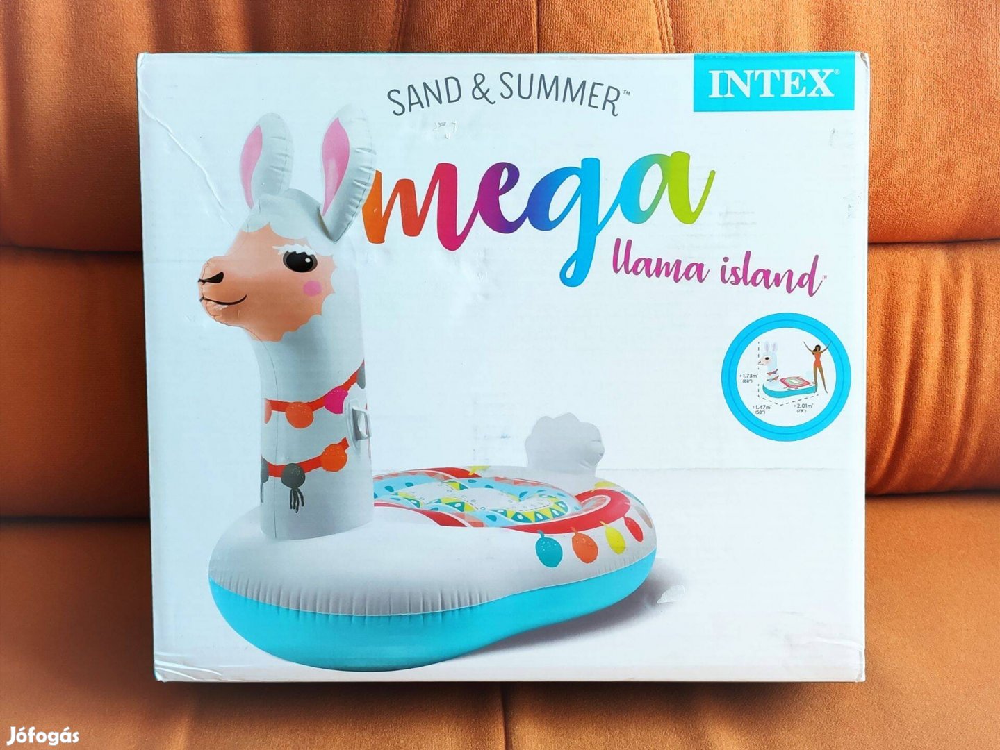 Intex mega Láma sziget matrac Új Lama Mama Island medence úszógumi