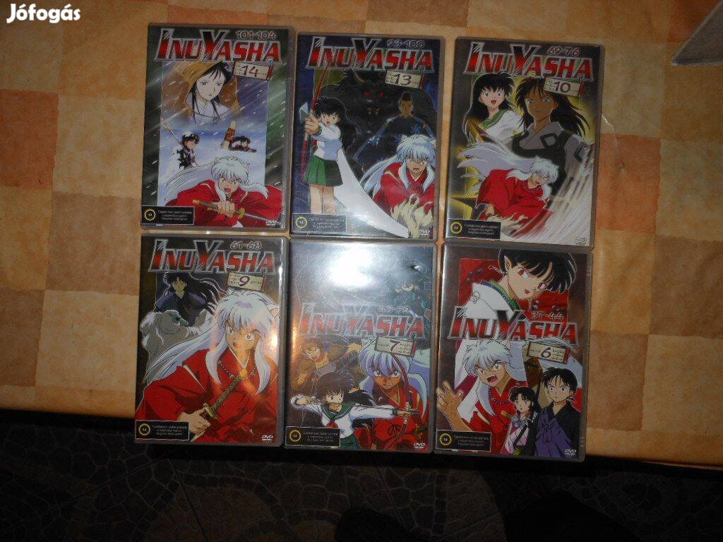 Inuyasha DVD 6-7-9-10 része ha pont et keresed