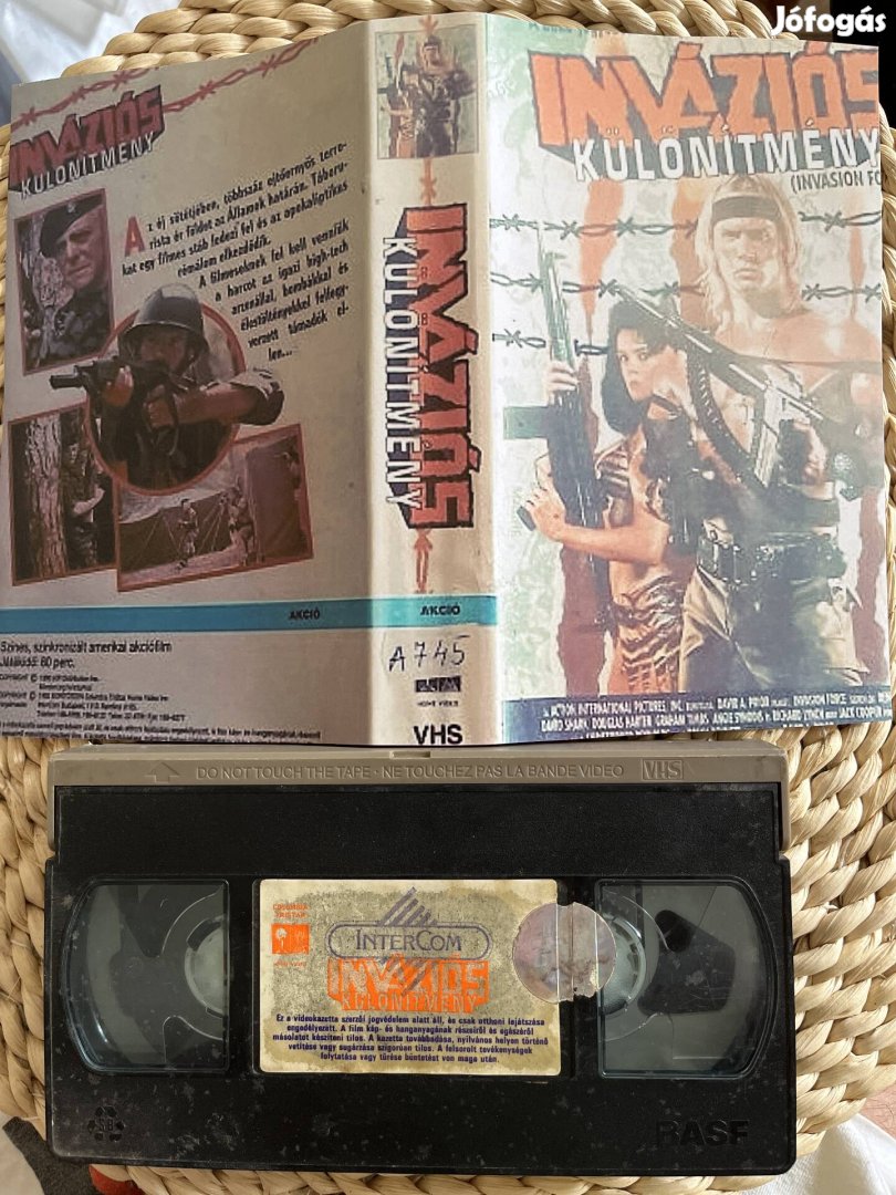 Inváziós különítmény vhs