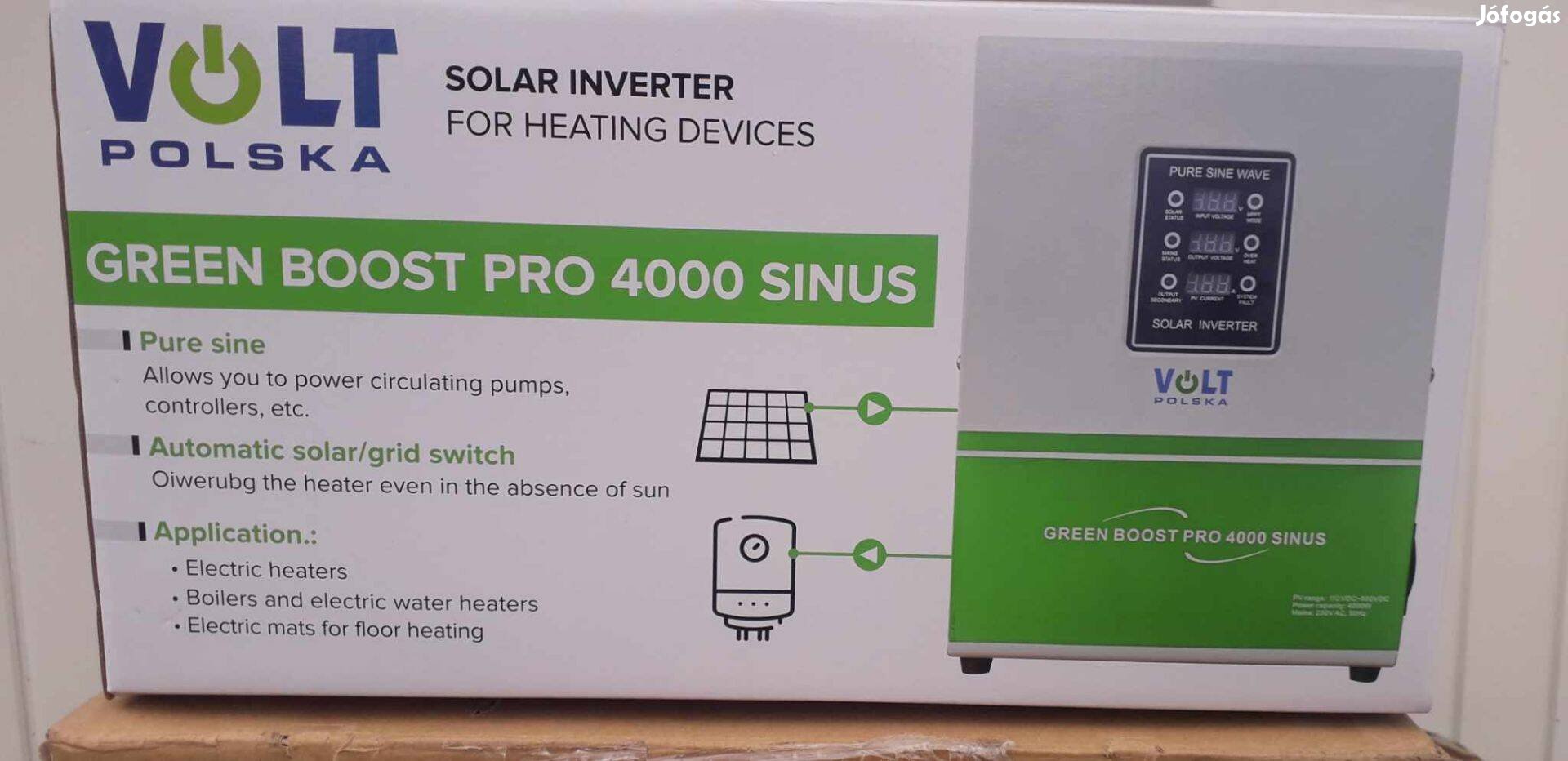 Inverter vízmelegítésre ,fűtésre