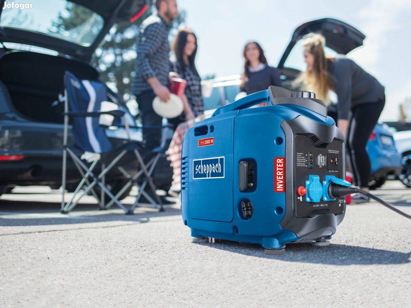 Inverteres Áramfejlesztő 2000W-Scheppach SG 2500I
