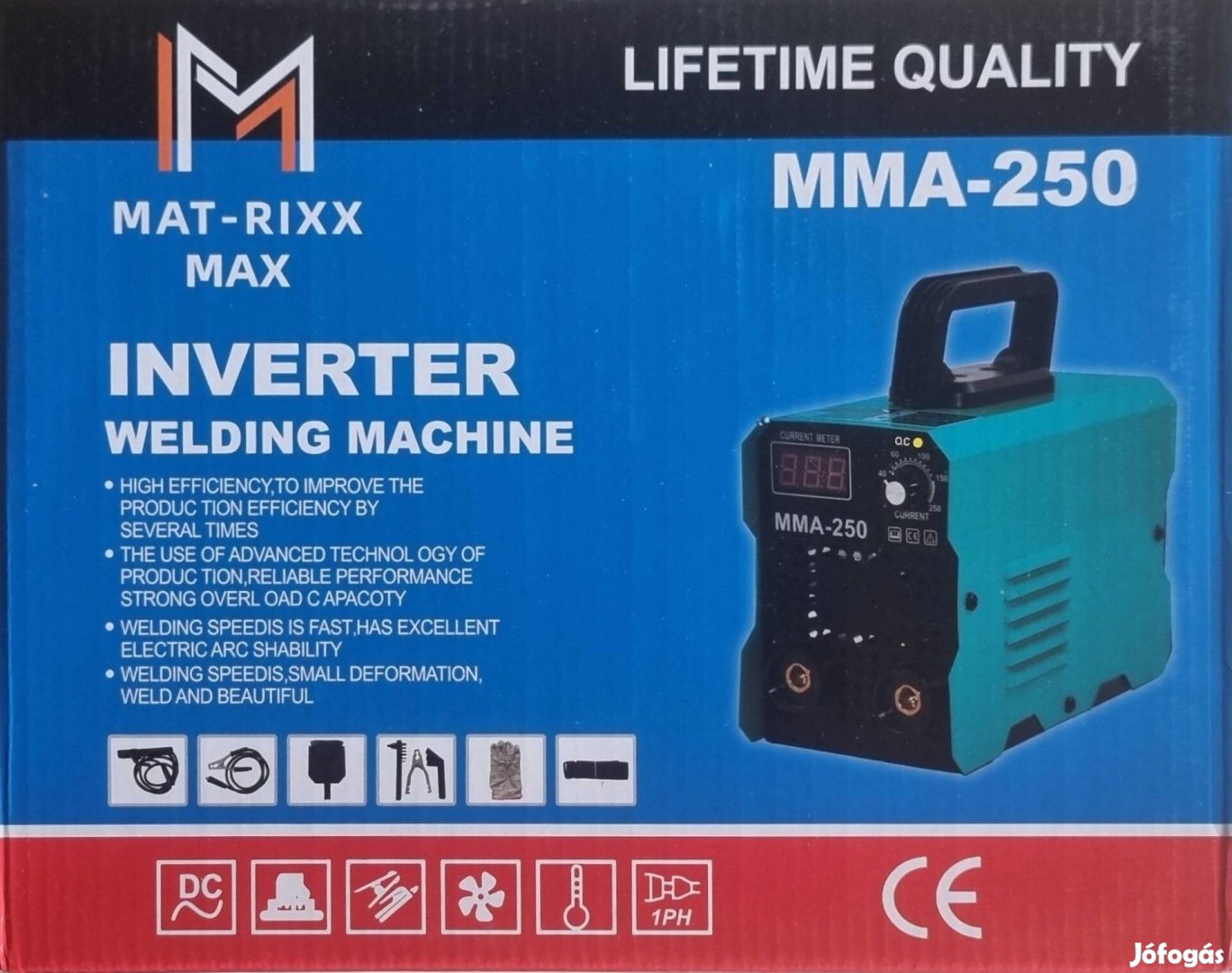 Inverteres hegesztő 250A Új inverter MMA hegesztő hegeszto
