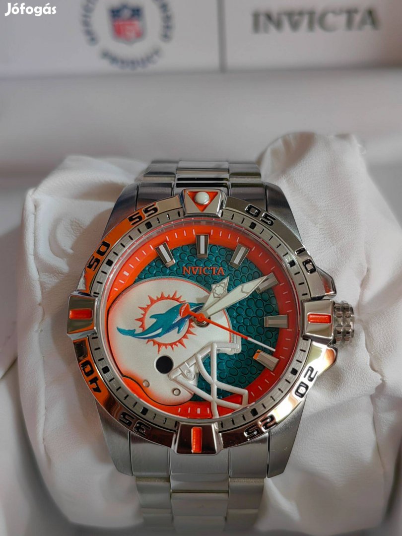 Invicta NFL Miami Dolphins karóra Új