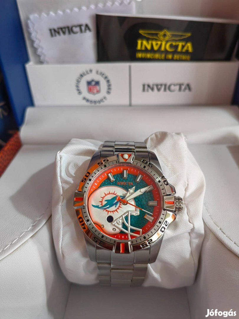 Invicta NFL Miami Dolphins karóra Új