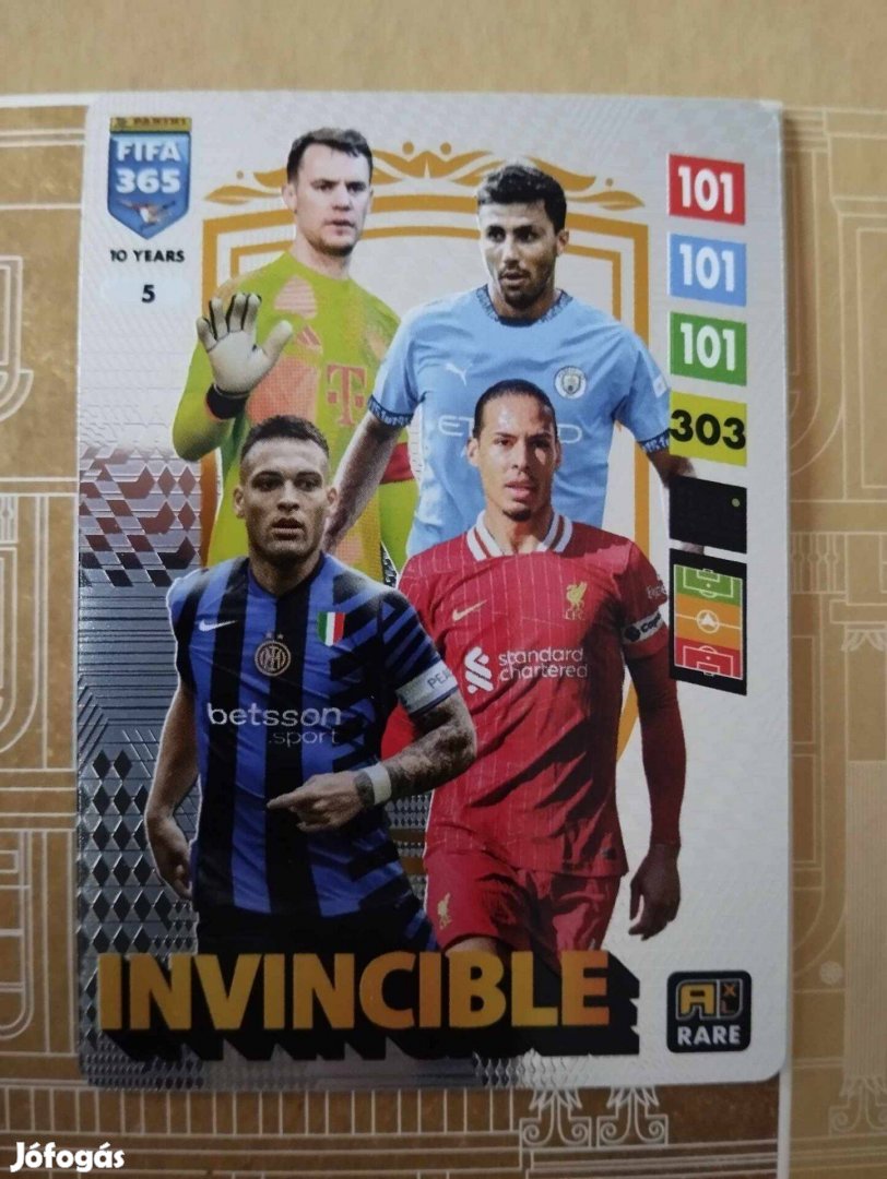 Invincible FIFA 365 2025 Golden Baller Top Master focis kártya