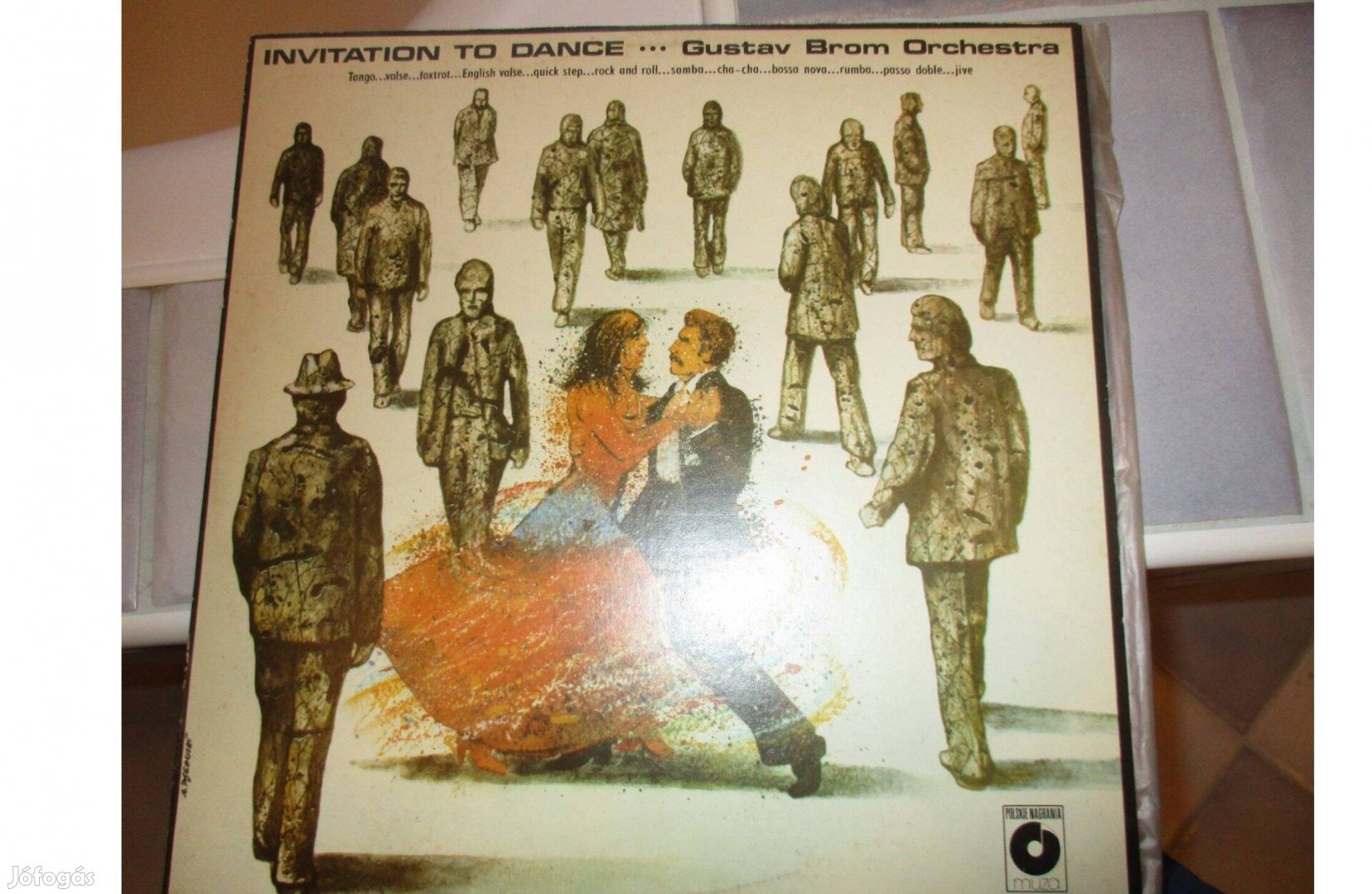 Invitation to dance Gustav Brom orchestra bakelit hanglemez eladó
