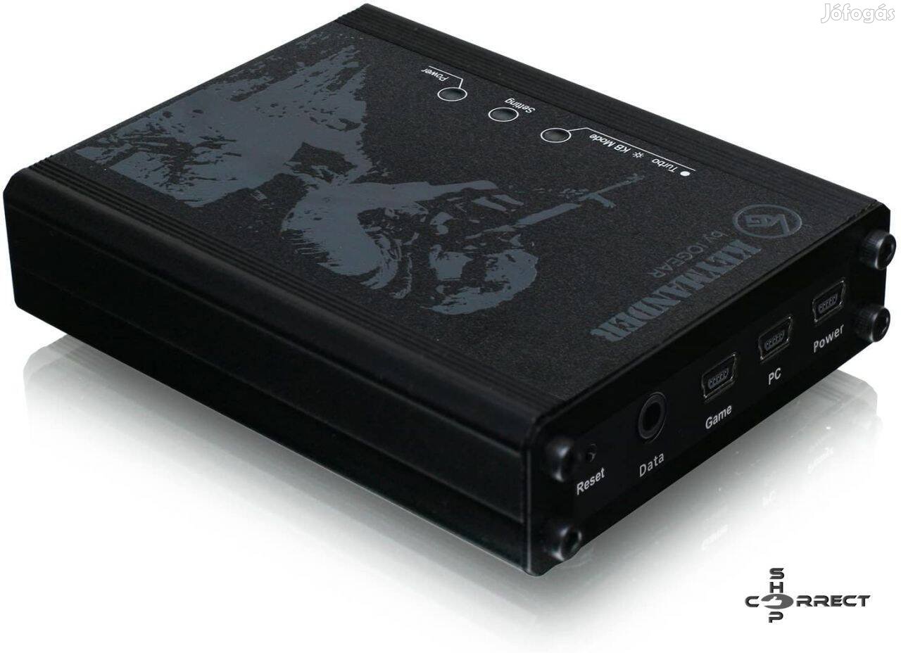 Iogear Keymander vezérlő emulátor PS3 / PS4 és Xbox 360 / One játékkon