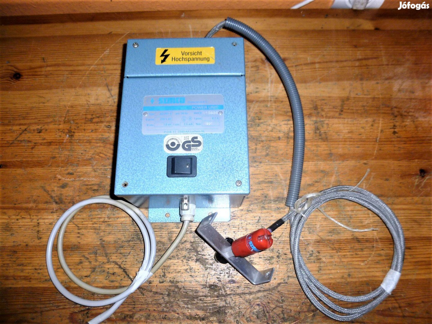 Ionizátor fúvóka tápegységgel sztatikus feszültség