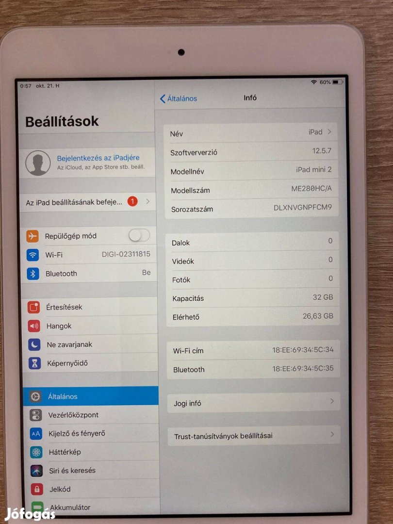 Ipad Mini2 32 GB eladó