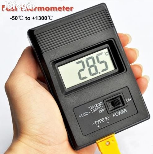 Ipari K típusú Digitális hőmérő TM-902C 184