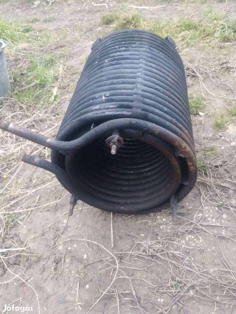 Ipari csőkígyós spirál kályha kazán hőcserélő olajégő