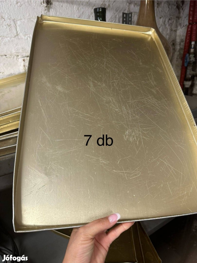 Iparicukrászati fém tálcák