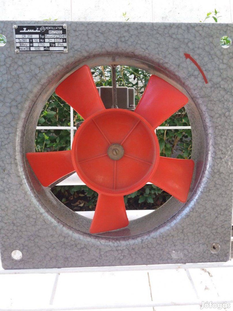 Ipari elszívó ventilátor, CR-208, 1000 m3 /h, eladó